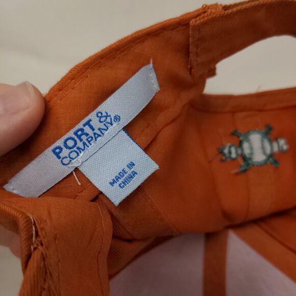 The YMCA 2019 Strapback Hat Orange One Size Embroidered Port & Company - Picture 7 of 8